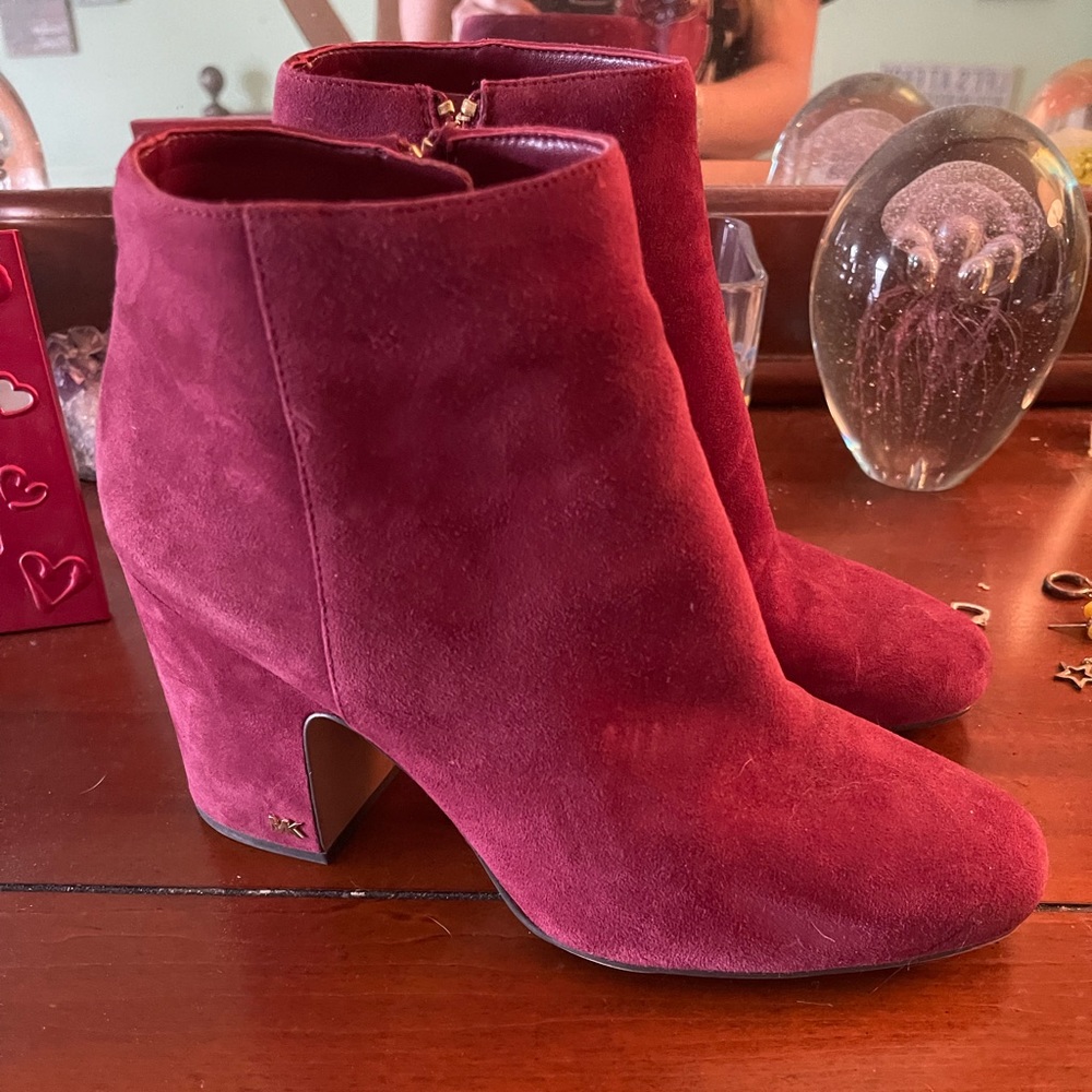 Michael kors Burgundy booties